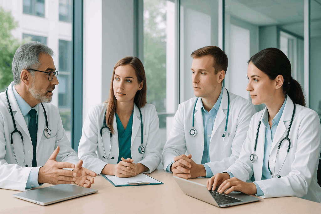 Equipe di medici e chirurghi della Clinic Prime Istanbul specializzati in chirurgia estetica e trapianto di capelli