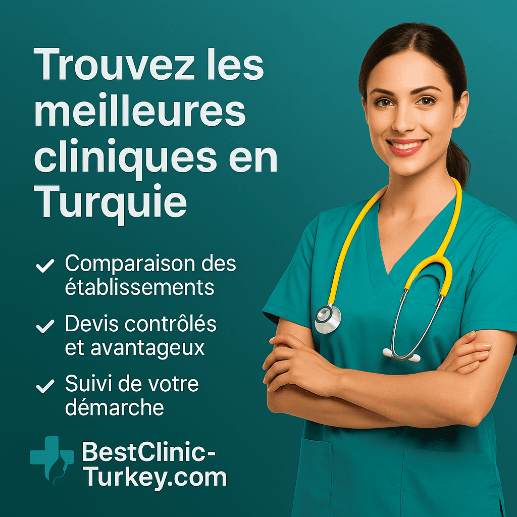 Trouvez les meilleures cliniques en Turquie avec devis avantageux et suivi personnalisé