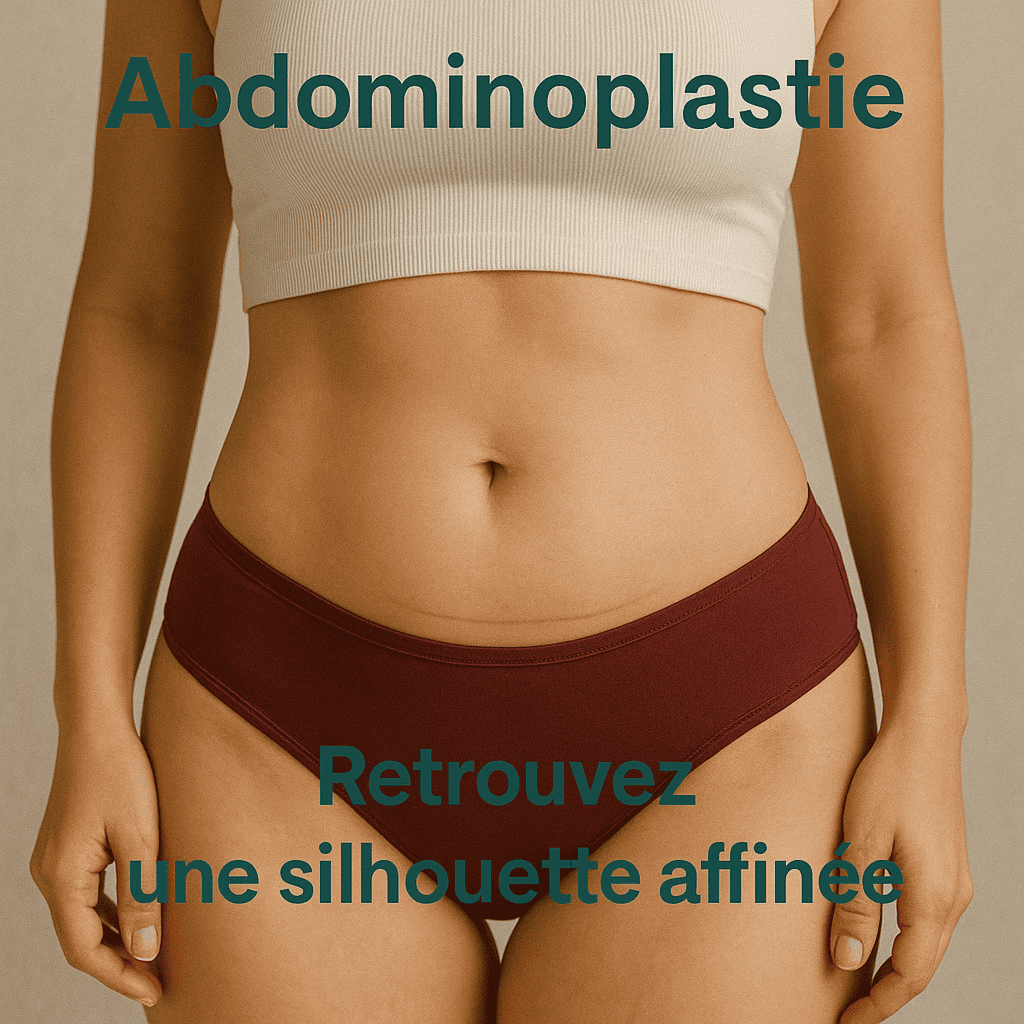 Abdominoplastie – Silhouette affinée et ventre plat Résultat d’une abdominoplastie avec silhouette affinée et ventre raffermi