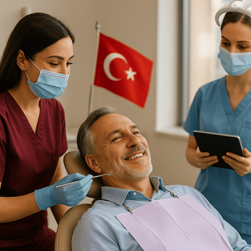 Paziente riceve cure dentali in Turchia con assistenza personalizzata e supporto linguistico dedicato