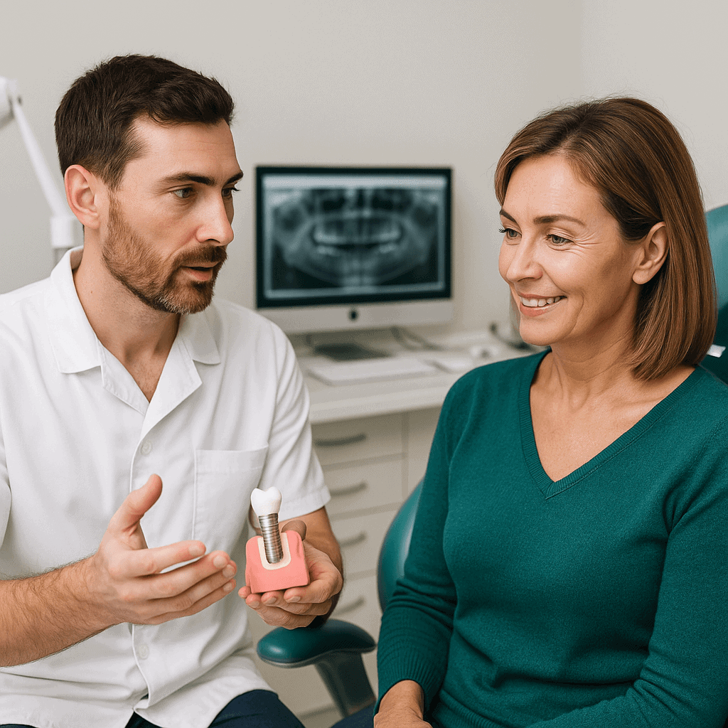 Consulto odontoiatrico professionale in Turchia per la progettazione di corone dentali su misura