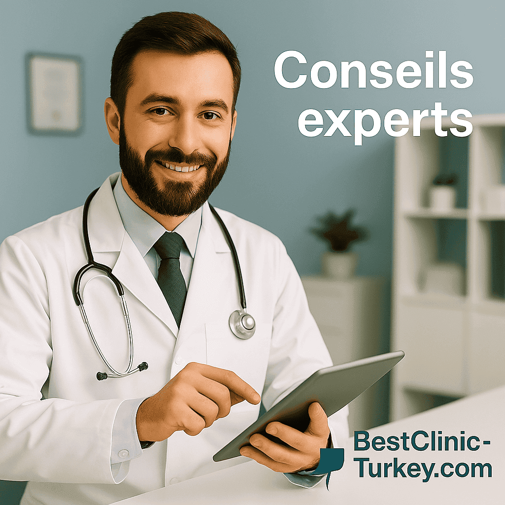 Chirurgien esthétique en Turquie donnant des conseils d’expert sur le lifting du visage