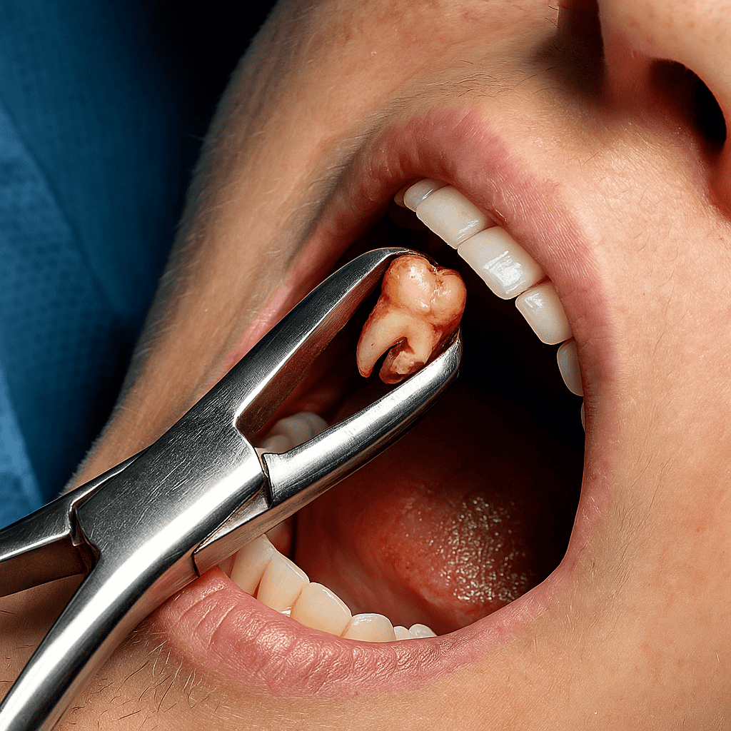 Extraction de dent de sagesse dans une clinique dentaire en Turquie. Soins dentaire premium, chirurgie buccale, prix abordables.