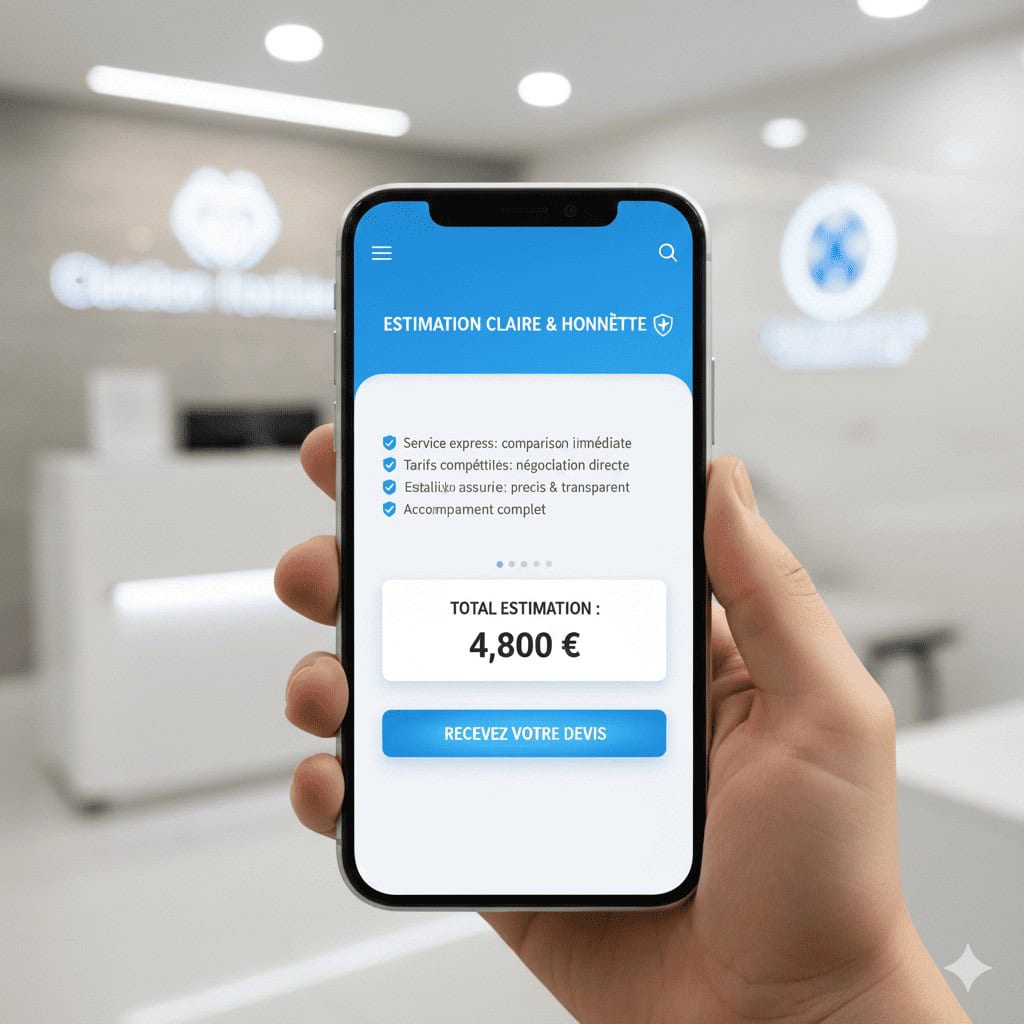 Estimation de prix médicale claire et transparente sur smartphone – chirurgie esthétique en Turquie