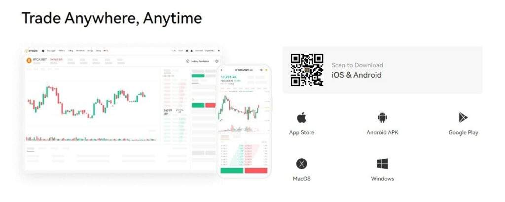 Trade On Go With XT.com Android & IOS Mobile App