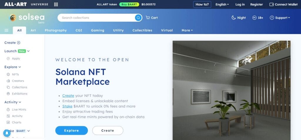 Solsea OpenSea Alternative