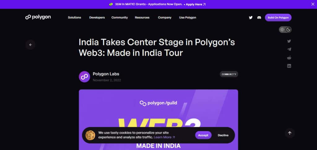 Polygon Crypto Project In India