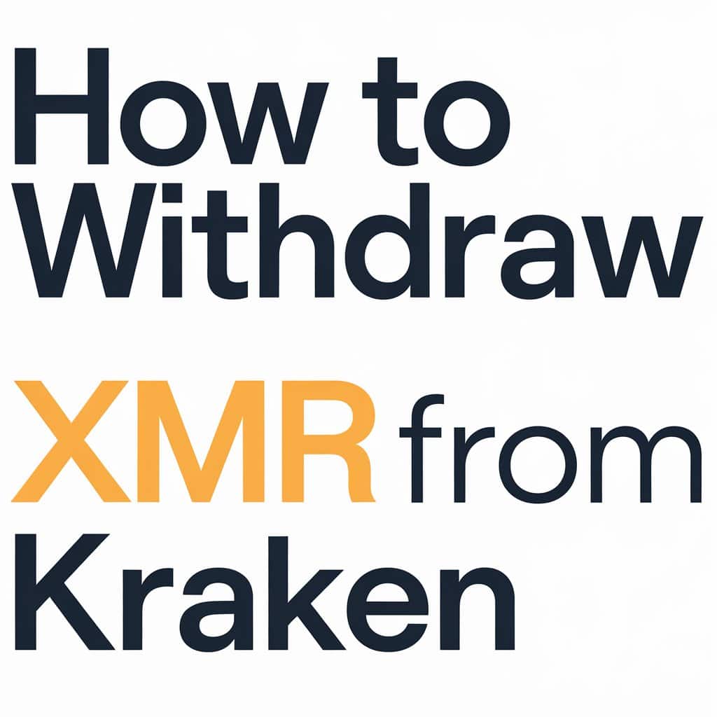 How To Withdraw XMR From Kraken 