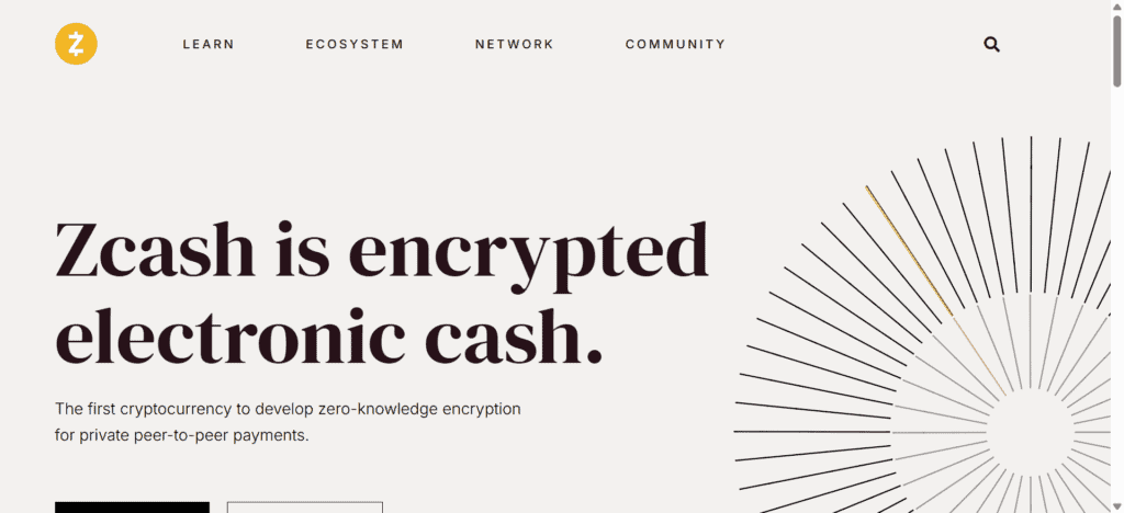 Zcash (ZEC) is a crypto currency with a strong focus on the privacy of its users