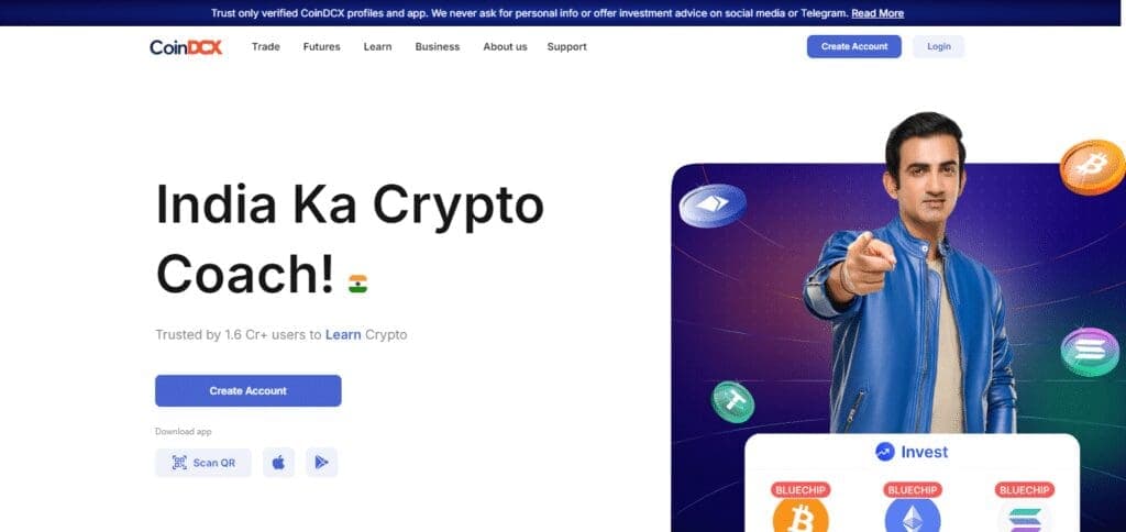Koinpark Exchange Alternative CoinDCX