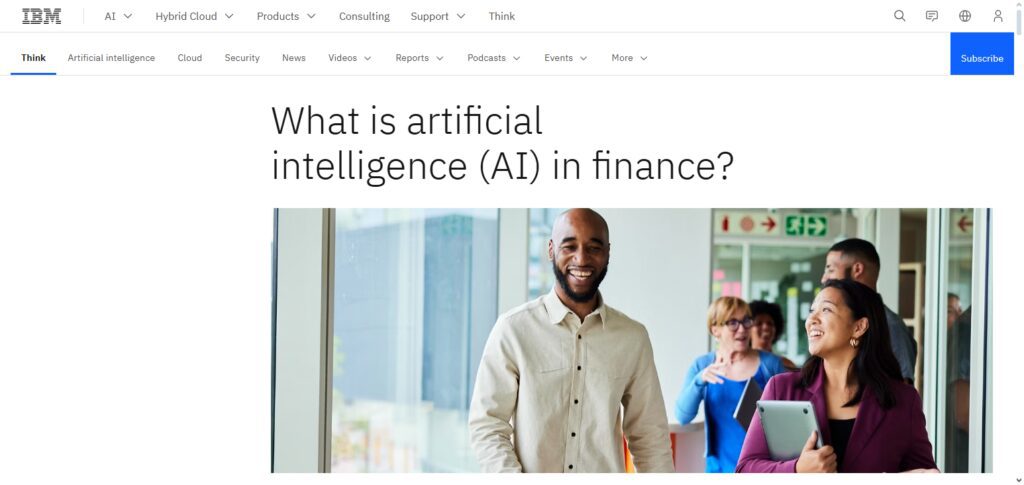 AI in Finance