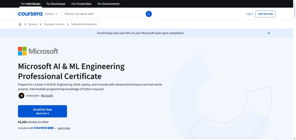 AI & ML Professional Certificate