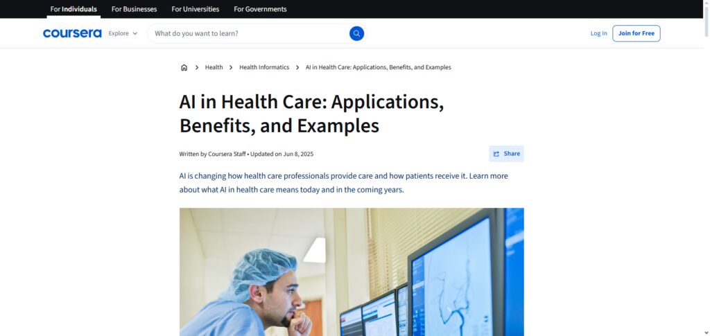 AI for Healthcare