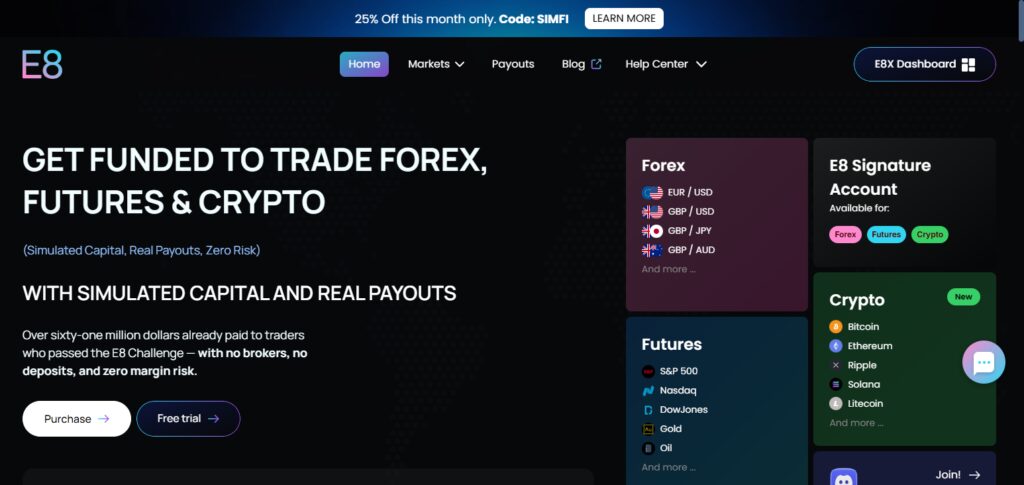 E8 Markets