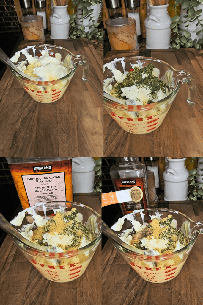 Healthy yogurt bowl with herbs and toppings for nutritious eating.