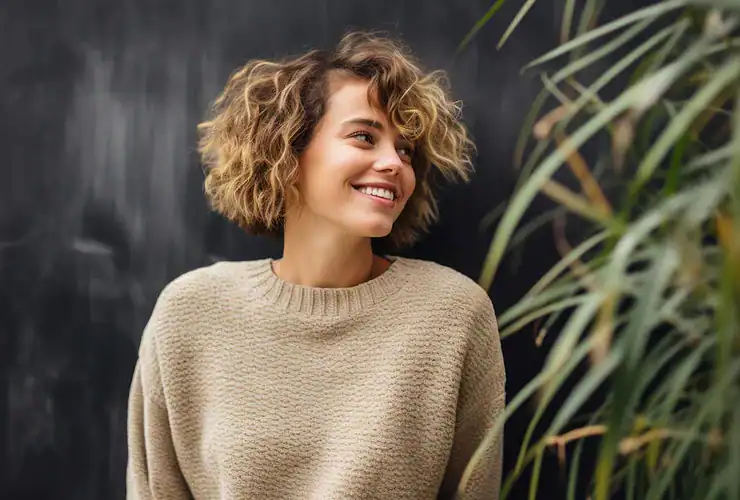 Carré wavy sur cheveux épais