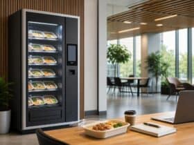 distributeur automatique de repas chauds