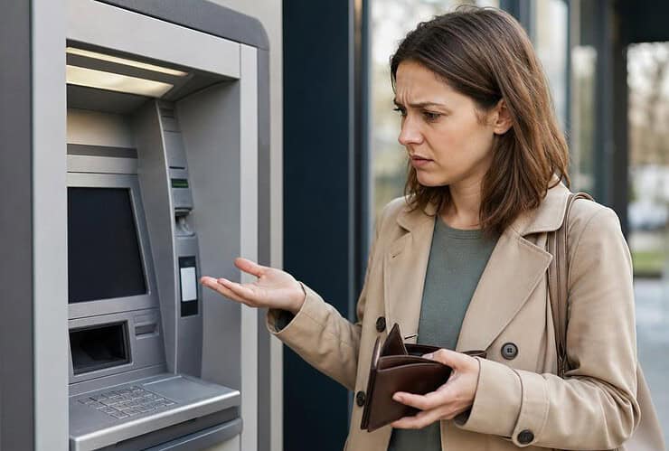distributeur automatique en panne