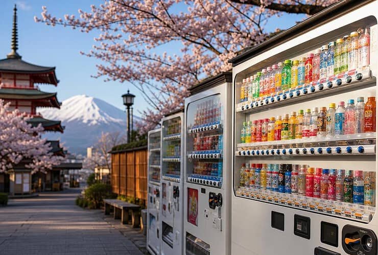 distributeurs automatiques au Japon