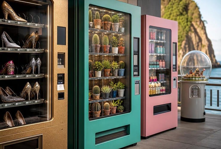 distributeurs automatiques insolites dans le monde