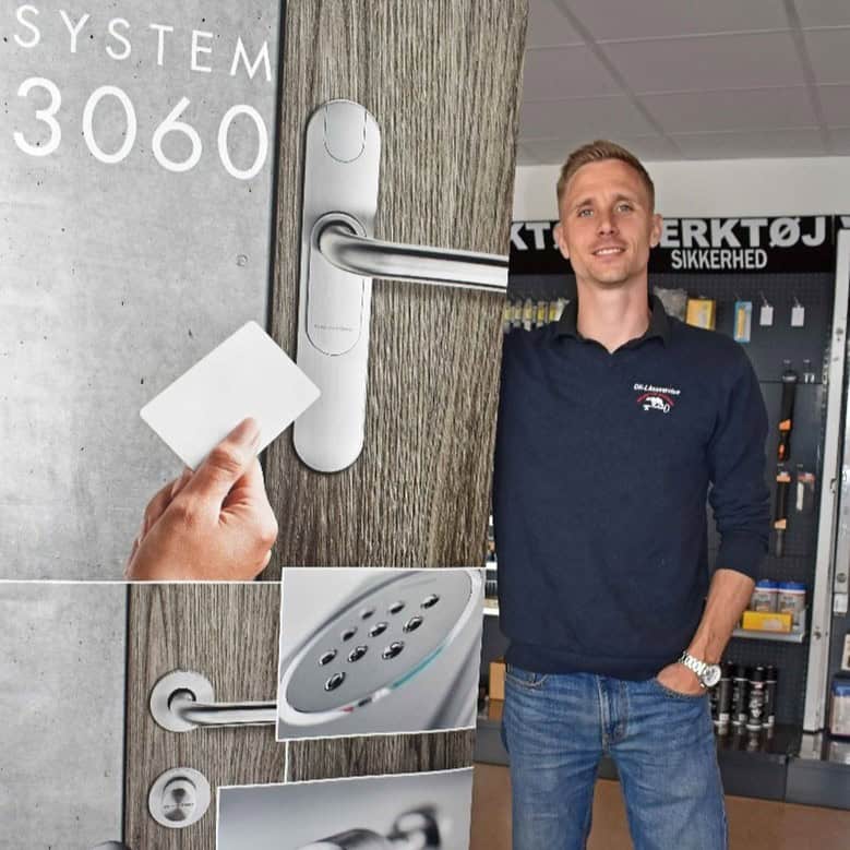 Medarbejder fra DK-Låseservice