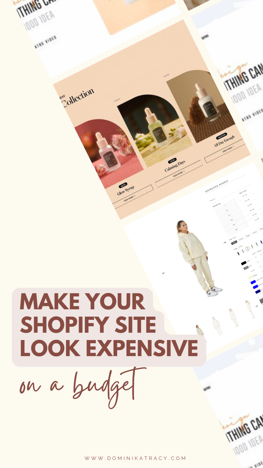make your shopify site look expensive