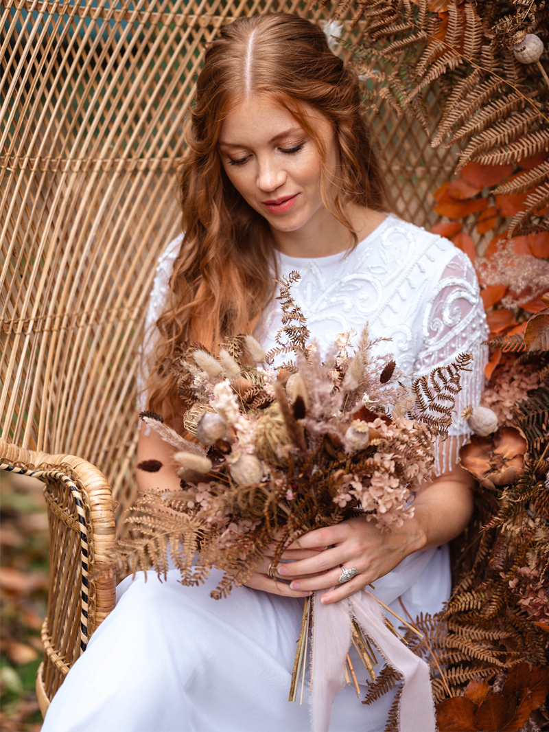 Dorset Dried flowers wedding florist