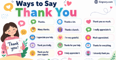 Complete list of other ways to say thank you in English for every situation