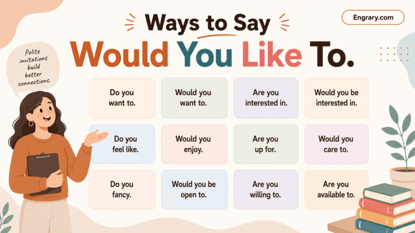 Professional ways to say “Would you like to…?” in English with polite phrases for emails, meetings, calls, workplace invitations, offers, and client communication.