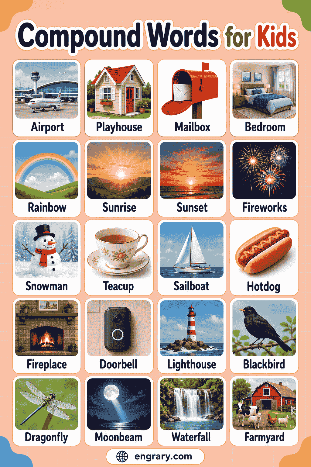 Easy Compound Words for Kids