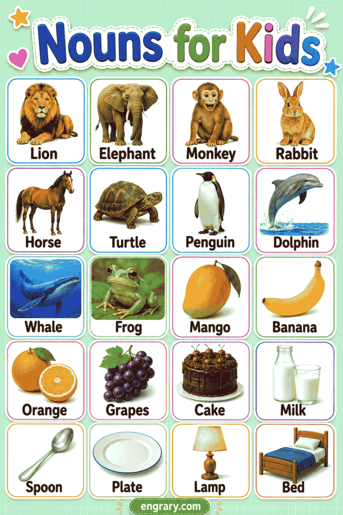 Nouns for Kids in English with Examples