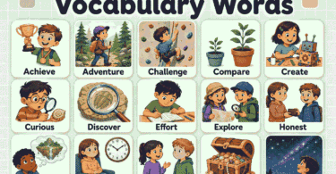 120 Third Grade Vocabulary Words with Meanings and Examples