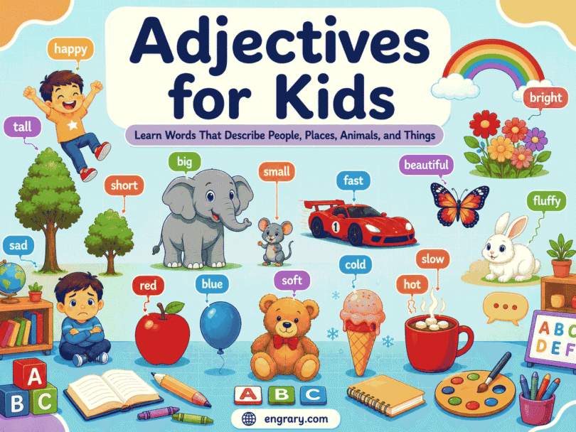 Adjectives for Kids: Rules, Examples, and Exercises
