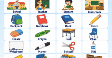 Back-to-School Vocabulary for Kids: First-Day Feelings & Routines