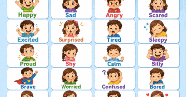 Feelings and Emotions Words for Kids: Easy List & Meanings