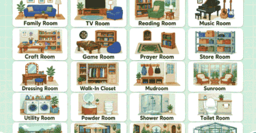 Rooms in a House: 30 Common Names, Meanings & Uses