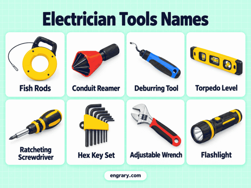 100 Electrician Tools Names With Pictures and Uses