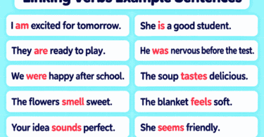 100+ Linking Verbs Examples Sentences in English