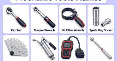 100 Useful Mechanic Tools With Pictures and Names