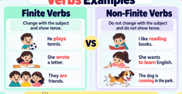 150 Finite and Non-Finite Verbs Examples in Sentences