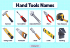 60+ Hand Tools Names With Pictures and Uses