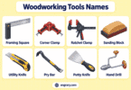 70 Woodworking Tools Names With Pictures and Uses