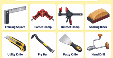 70 Woodworking Tools Names With Pictures and Uses