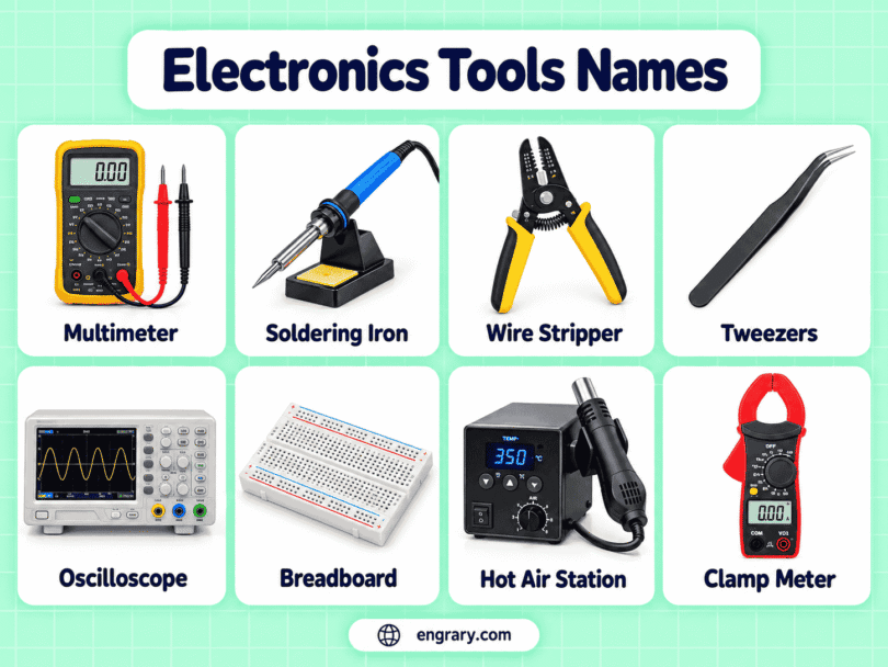 80 Common Electronics Tools and Their Uses With Pictures