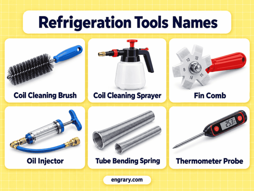 80 Refrigeration Tools Names With Pictures and Uses