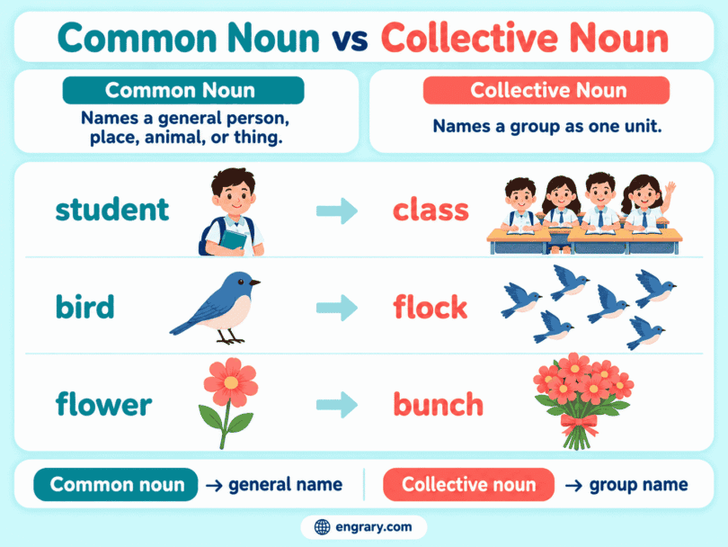 Common Noun vs Collective Noun With Examples