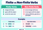 Finite vs Non-Finite Verbs: Rules and Examples