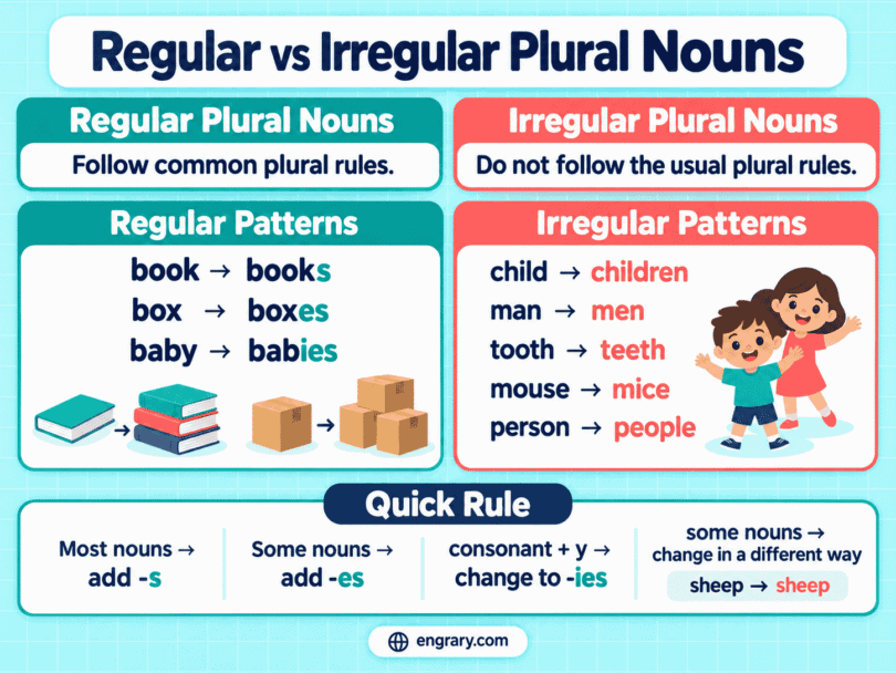 Regular vs Irregular Plural Nouns With Examples