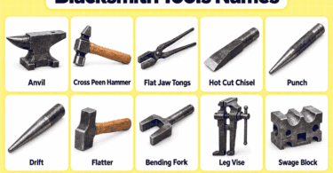 50+ Blacksmith Tools Names and Their Uses with Pictures