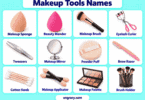 50 Makeup Tools Names with Pictures and Uses